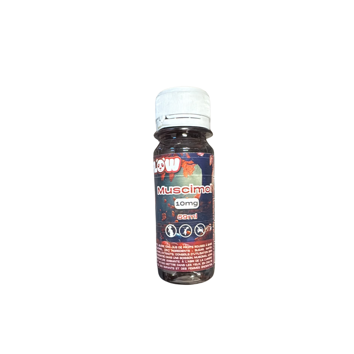 Kanaflow muscimol siroop 10 mg 50 ml in vier smaken