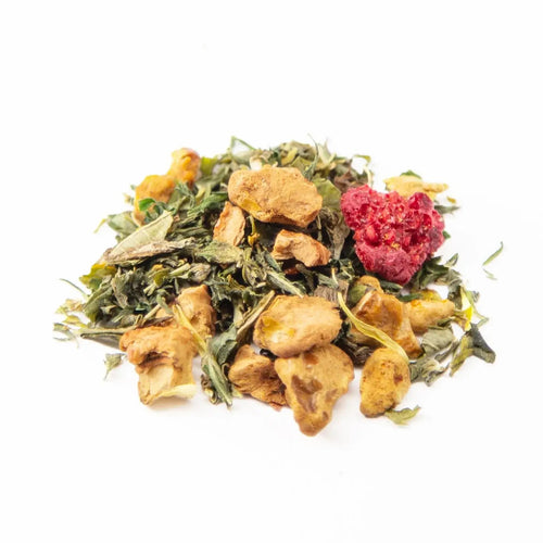 Biologische hennepthee Elf 30g met groene rooibos en appel
