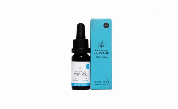 CBN Olie – cannabinol (CBN) in hennepolie, 10 ml flesje