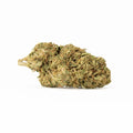 Gelato CBD-bloem met paarse en groene toppen