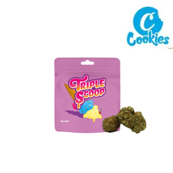 Triple Scoop CBD Cookies – binnen geteelde CBD-bloemen